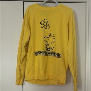 Marc Jacobs X Peanuts Woodstock Sweatshirt-Yellow/S